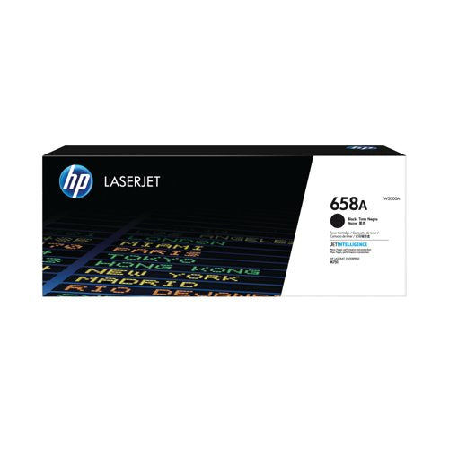 HP 658X Original LaserJet Toner Cartridge High Yield Black W2000X