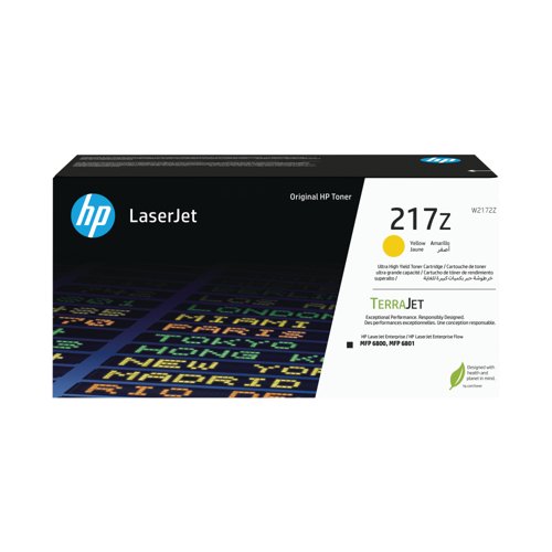 HP 217Z Original LaserJet Toner Cartridge Ultra High Yield Yellow W2172Z