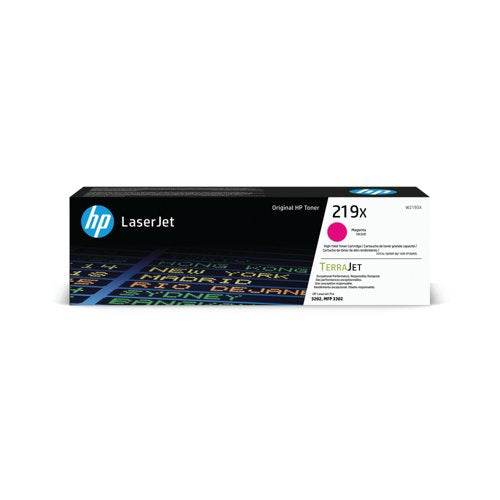 HP 219X Original LaserJet Toner Cartridge High Yield Magenta W2193X