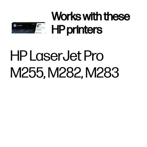 HP 207X Original LaserJet Toner Cartridge High Yield Black W2210X