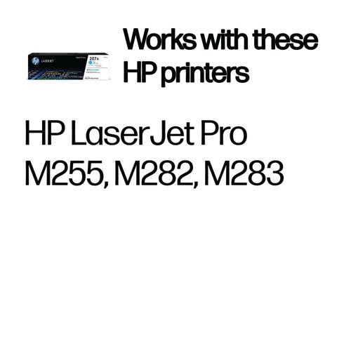 HP 207A Original LaserJet Toner Cartridge Cyan W2211A