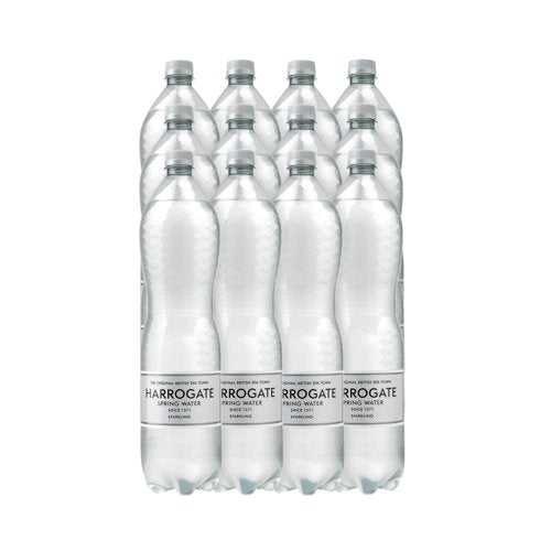 Harrogate Spring Bottled Water Sparkling 1.5L (Pack of 12) P150122C