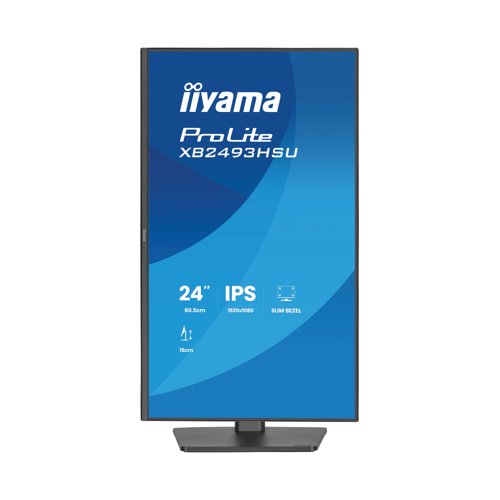 iiyama ProLite XB2493HSU-B1 24 inch Monitor IPS Full HD XB2493HSU-B1