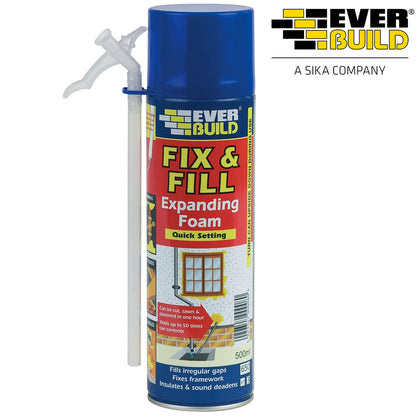 Everbuild Fix & Fill Quick Setting Foam 500ml 359315