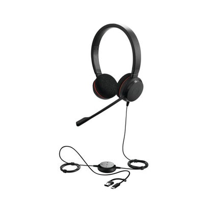 Jabra Evolve 20 USB C/A UC Stereo Headset 4999-829-269