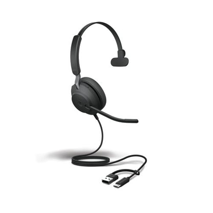 Jabra Evolve2 40 SE USB-C/A MS Mono Headset 24189-899-799