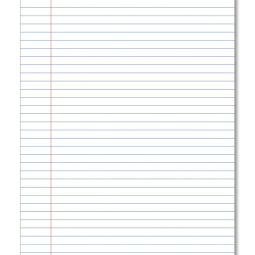 Hamelin Oxford Exercise Book 8mm Lined 80 Page A4 Red (Pack of 50) 400136165