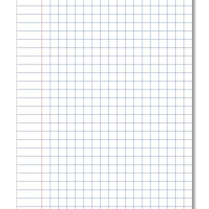 Hamelin Oxford Exercise Book 10mm Squared 80 Page A4 Light Blue (Pack of 50) 400136196