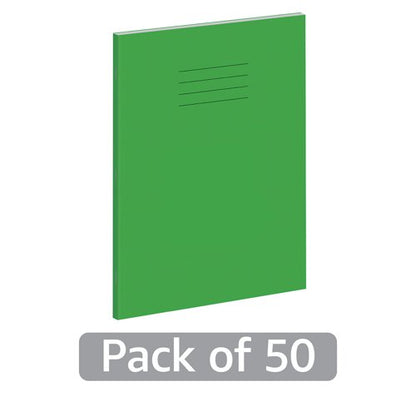 Hamelin Exercise Book 8mm Lined 80 Page A4+ Light Green (Pack of 50) 400206238