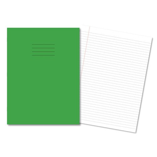Hamelin Exercise Book 8mm Lined 80 Page A4+ Light Green (Pack of 50) 400206238