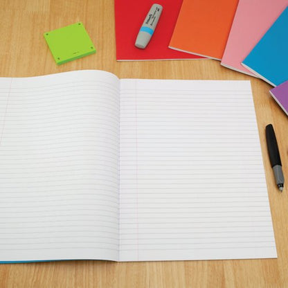 Hamelin Exercise Book 8mm Lined 80 Page A4+ Light Green (Pack of 50) 400206238