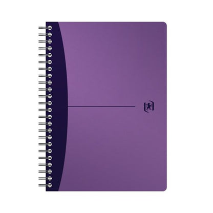 Oxford Poly Opaque Wirebound Notebook A5 Assorted (5 Pack) 100101300