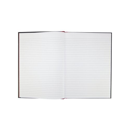 Oxford Black N Red Hardback Casebound Recycled Notebook 192 Pages A4 (Pack of 2) 400194939
