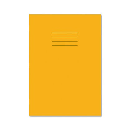 Hamelin Exercise Book 8mm Lined 80 Page A4 Yellow (Pack of 50) 100102311