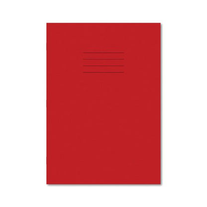Hamelin Exercise Book 8mm Lined 80 Page A4 Red (Pack of 50) 100103371