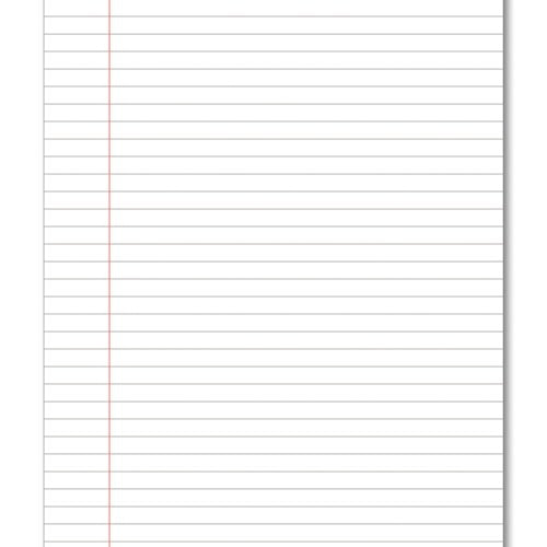 Hamelin Exercise Book 8mm Lined 80 Page A4 Red (Pack of 50) 100103371