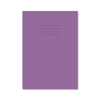 Hamelin Exercise Book 8mm Lined 80 Page A4 Purple (Pack of 50) 100102203