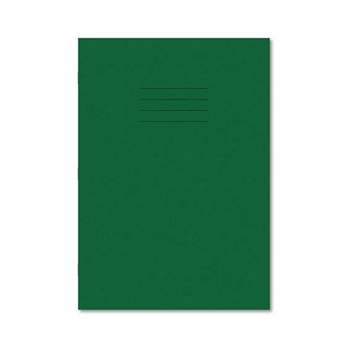Hamelin Exercise Book 8mm Lined 80 Page A4 Dark Green (Pack of 50) 100101168