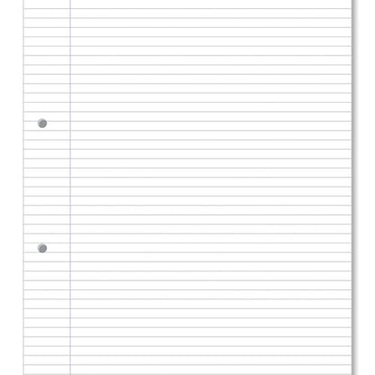 Hamelin Loose Leaf Paper 6mm Lined 1000 Page Punched 2 Hole A4 (Pack of 5) 100100617