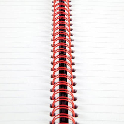 Black n' Red Wirebound Ruled Hardback Notebook A4 (Pack of 5) 100103711