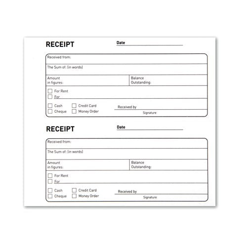 Challenge Duplicate Receipt Book 100 Sets 105x130mm (Pack of 5) 100080444