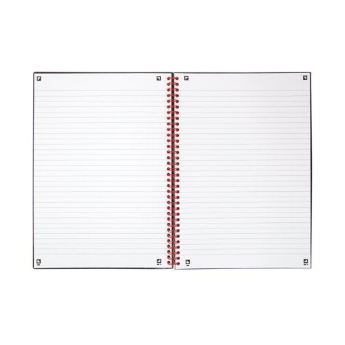 Black n' Red Wirebound Polypropylene Notebook 140 Pages A4 (Pack of 5) 100080166
