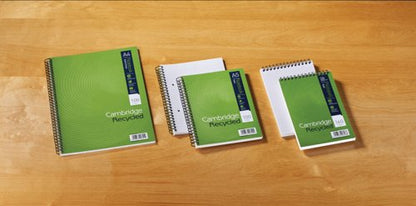 Cambridge Recycled Wirebound Reporter's Notepad 160 Pages 125 x 200mm (Pack of 10) 100080468