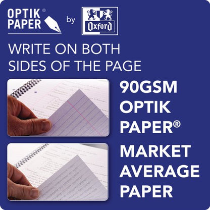 Oxford My Notes Ruled Margin 4-Hole Refill Pad A4 (Pack of 5) 100080212