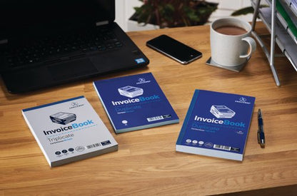 Challenge Carbonless Duplicate Invoice Book 100 Sets 210x130mm (Pack of 5) 100080526