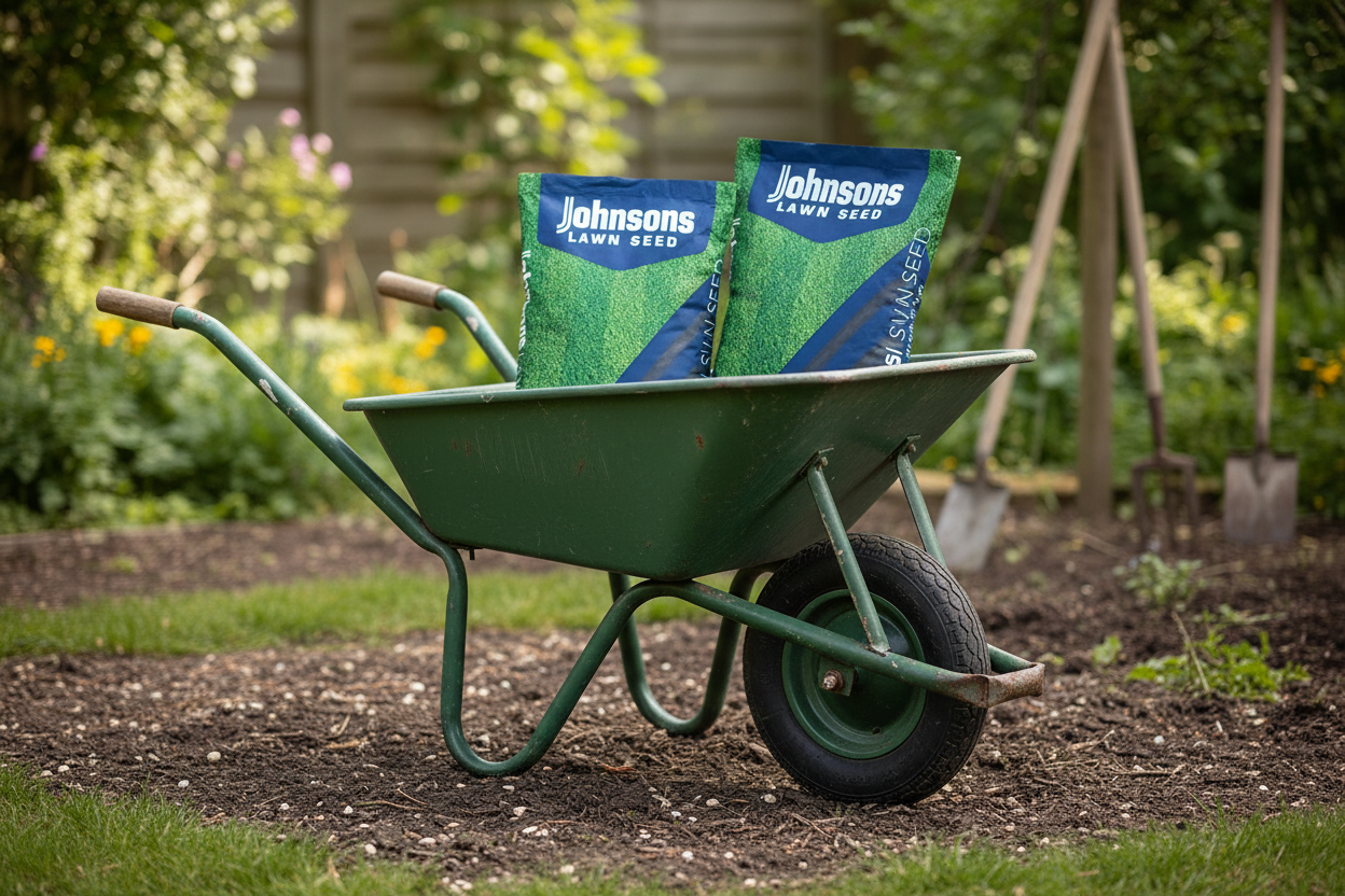 Johnsons Economy Lawn Seed with Rye 10kg / 500m sq.