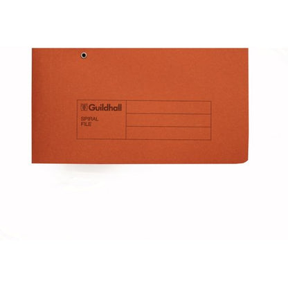 Exacompta Guildhall Transfer File 285gsm Foolscap Orange (Pack of 25) 346-ORGZ
