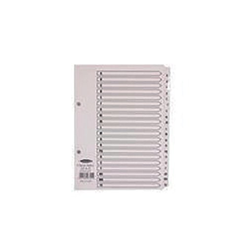 Concord Reinforced Index A-Z A5 White Board Mylar Tabs 07301/CS73