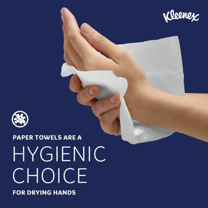 Kleenex V-Fold Paper Hand Towels 2-Ply x124 White Pack of 15 6778