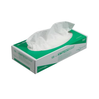 Kimtech Precision Wipes 2-Ply x100 Wipes White Pack of 24 7557