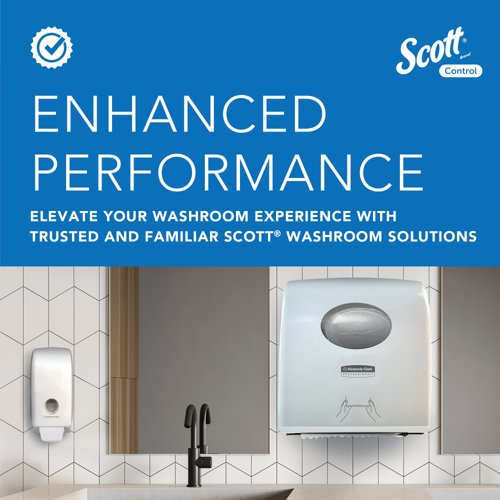 Scott Toilet Tissue 3-Ply x1800 6 Rolls x5 White Pack of 30 8558