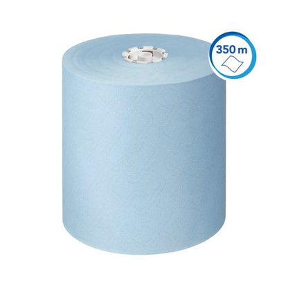 Scott Essential Paper Hand Towel Roll 1-Ply 350m Blue Pack of 6 6692