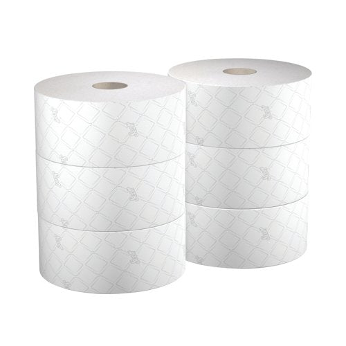Scott Toilet Tissue Centrefeed Roll 2-Ply x1280 White Pack of 6 8569