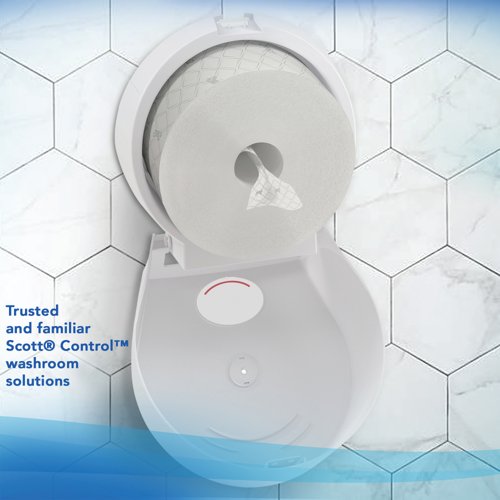 Scott Toilet Tissue Centrefeed Roll 2-Ply x1280 White Pack of 6 8569