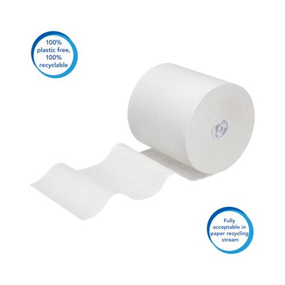 Scott Disposable Paper Hand Towel Roll 1-Ply 300m White Pack of 6 6622