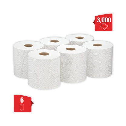 Wypall L10 Service/Retail Wiping Paper Roll 1-Ply White Pack of 6 7406