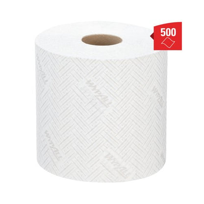 Wypall L10 Service/Retail Wiping Paper Roll 1-Ply White Pack of 6 7406