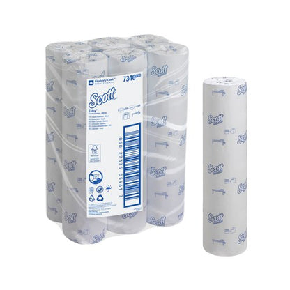 Scott Extra Couch Cover Roll 2-Ply x200 Sheets White Pack of 6 7340