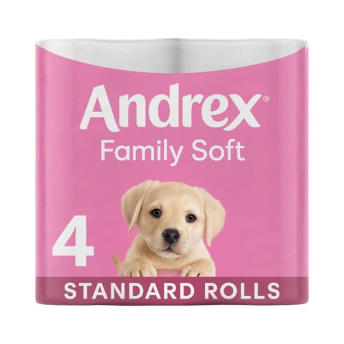 Andrex Family Soft Toilet Roll 2-Ply 6x4 (Pack of 24) 4490863