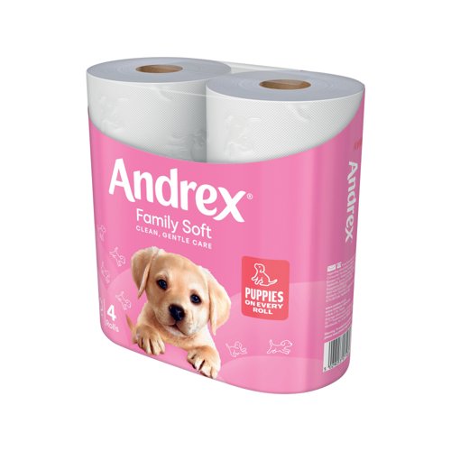 Andrex Family Soft Toilet Roll 2-Ply 6x4 (Pack of 24) 4490863