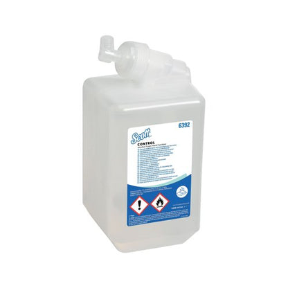 Scott Alcohol Foam Hand Sanitiser 1L Refill Clear Pack of 6 6392