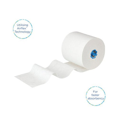 Kleenex Paper Towel Roll 1-Ply E-Roll Large 250m Long Pack of 6