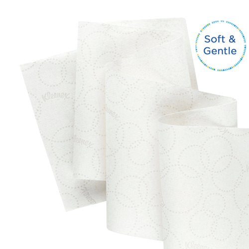 Kleenex Paper Towel Roll 1-Ply E-Roll Large 250m Long Pack of 6
