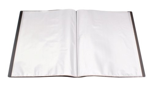 Q-Connect Polypropylene Display Book 40 Pocket Black KF01260