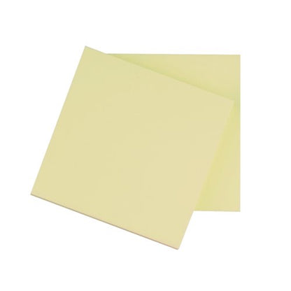 Q-Connect Quick Note Repositionable Pad 76x76mm Yellow (Pack of 12) KF10502