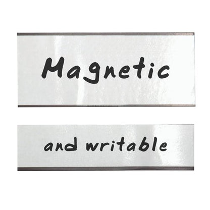 Q-Connect Magnetic Racking Strip White PVC 20mmx1.5mmx5m KF18990